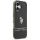 US Polo DH and Bottom Stripe Logo MagSafe iPhone 17 Case - Black