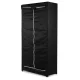 Massido Protective Shelving Unit Cover 180x90x40 cm, Black