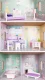 Ecotoys Jagodowa Wooden Dollhouse with Furniture