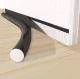 Under Door Draft Excluder, Black
