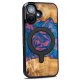 Уникальный чехол Bewood для iPhone 16 - Neons Vegas с MagSafe