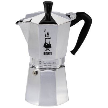 Bialetti Moka Express 9-Cup Espresso Maker Silver