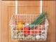 Hanging Metal Organizer Basket for Doors, 26x17x12 cm