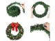 Christmas Pine Garland 2 pcs, Total Length 820 cm, Green