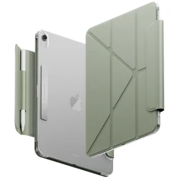 Planšetinio kompiuterio dėklas Uniq Camden Lite, skirtas iPad Air 11" (2024 / 2025 / 2026), žalias