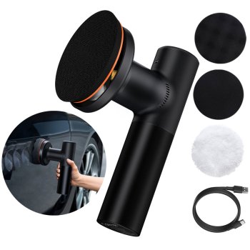 Baseus Беспроводная Полировальная Машина 30 Вт, Чёрная | Cordless Electric...