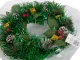 Christmas Wreath with Decorations, 30 cm