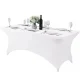 GreenBlue GB371 Elastic Catering Table Cover, 180x75x74cm, White