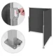 Double Retractable Side Awning 300x300x180 cm MultiGarden, Anthracite