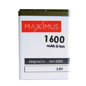Maxximus Battery for Samsung S5830 Ace, 1600mAh
