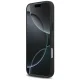 Mercedes Leather Star Pattern Stripes MagSafe Case for iPhone 17 Pro Max, Black