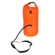 Swimming Safety Buoy with Waterproof Pocket and Whistle, 20L, Orange
