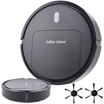 Cordless Robot Vacuum Cleaner with Mop Function, Black