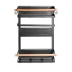 Maclean MC-910 Magnetic Fridge / Washing Machine Shelf, Black