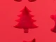 Christmas Silicone Baking Mold for 15 Cookies, Red