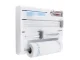 5-in-1 Wall-Mounted Foil and Paper Towel Dispenser, White