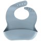 Ikonka KX4526_4 Silicone Baby Tableware Set Crab, 9 Pieces, Blue