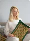 NEO Sport NS-902 Acupressure Acupuncture Massage Mat Set with Pillow, 70x44cm, Green/Gold