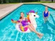 Inflatable Swim Ring Bestway Unicorn 36159, 119 x 91 cm