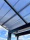 Profiled Polycarbonate Roof Sheet DIAMOND TILE EFFECT 2.8 mm 0.954x6 m, Gray