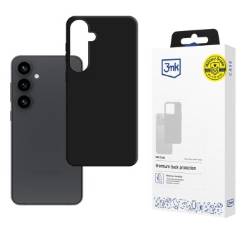 3Mk Protection Matt Case for Samsung Galaxy S25, Black