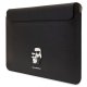 Karl Lagerfeld Saffiano Karl&Choupette case for a 16" laptop - black