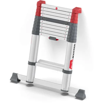 Hailo Master T100 Telescopic Ladder, 11 Steps