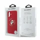Karl Lagerfeld Silicone Karl&Choupette Heads Ring MagSafe Case for iPhone 16, Red