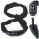 Bike lock with 5-digit code, RALLEX, 100 cm, black