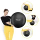 4FIZJO Reh Ball Inflatable Gymnastic Ball 65 cm with Pump, Black