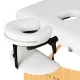 Balance Lux 2-Section Folding Massage Table, Wooden, 190x70 cm, White