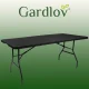 Gardlov Folding Garden Table, 180cm, Black