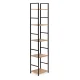 Industrial Bookshelf 5-Tier Shelving Unit with Metal Frame ModernHome