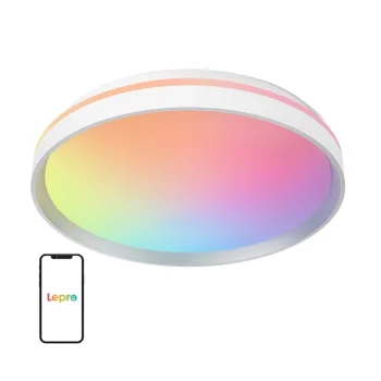 LEPRO T1 Smart Ceiling Light, RGB+CCT, 1800 lm, IP44, White