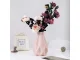 Unbreakable Plastic Flower Vase, Scandinavian Style, 20 cm