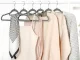 Velvet Clothes Hangers, Grey, Non-Slip, Set of 20 pcs