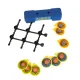 Target Shooting Game Set with Toy Gun and 12 Soft Foam Balls