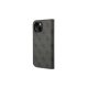 Guess iPhone 14 Pro Max Wallet Case 4G Vintage Gold Logo, Black