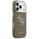 Guess Grained Big 4G Classic Logo Phone Case Cover iPhone 17 Pro - Brown