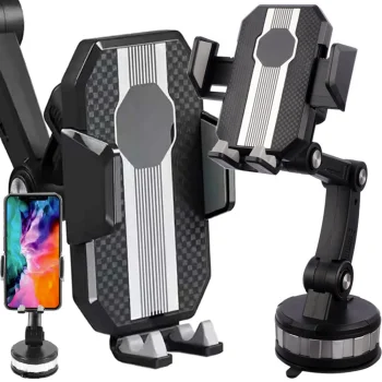 Car Phone Holder for Windshield and Dashboard