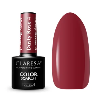 Claresa Dusty Rose 4 Gel Polish, 5g