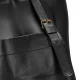 Activeshop K-508 Barber Apron, Eco-Leather, Black