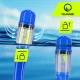 4Fizjo Tsunami Diving and Snorkeling Mask with Snorkel, Blue