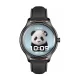 Smartwatch COLMI L28 AMOLED 1.32\" Black Leather & Silicone