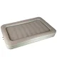 Kids Inflatable Air Mattress Bed with Pump, 140x90 cm, Light Grey