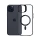 3mk iPhone 15 Plus Case Satin Armor MagCase with MagSafe, Clear with Black Frame