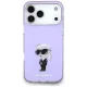 Karl Lagerfeld IML Aquarelle MagSafe Case for iPhone 17 Pro Max, Purple