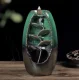 Ruhhy 22655 Ceramic Backflow Incense Burner Waterfall with 55 Cones