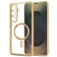 Tech-Protect Samsung Galaxy S26+ Case MagFlex, Transparent Gold