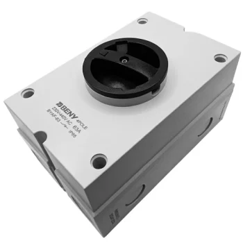 AC Isolator Switch 4P, 230-440V AC, IP65, White